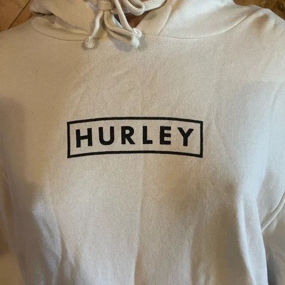 Hurley Men’s Large Tan Pullover Hoodie Small Flaws - Picture 4 of 11